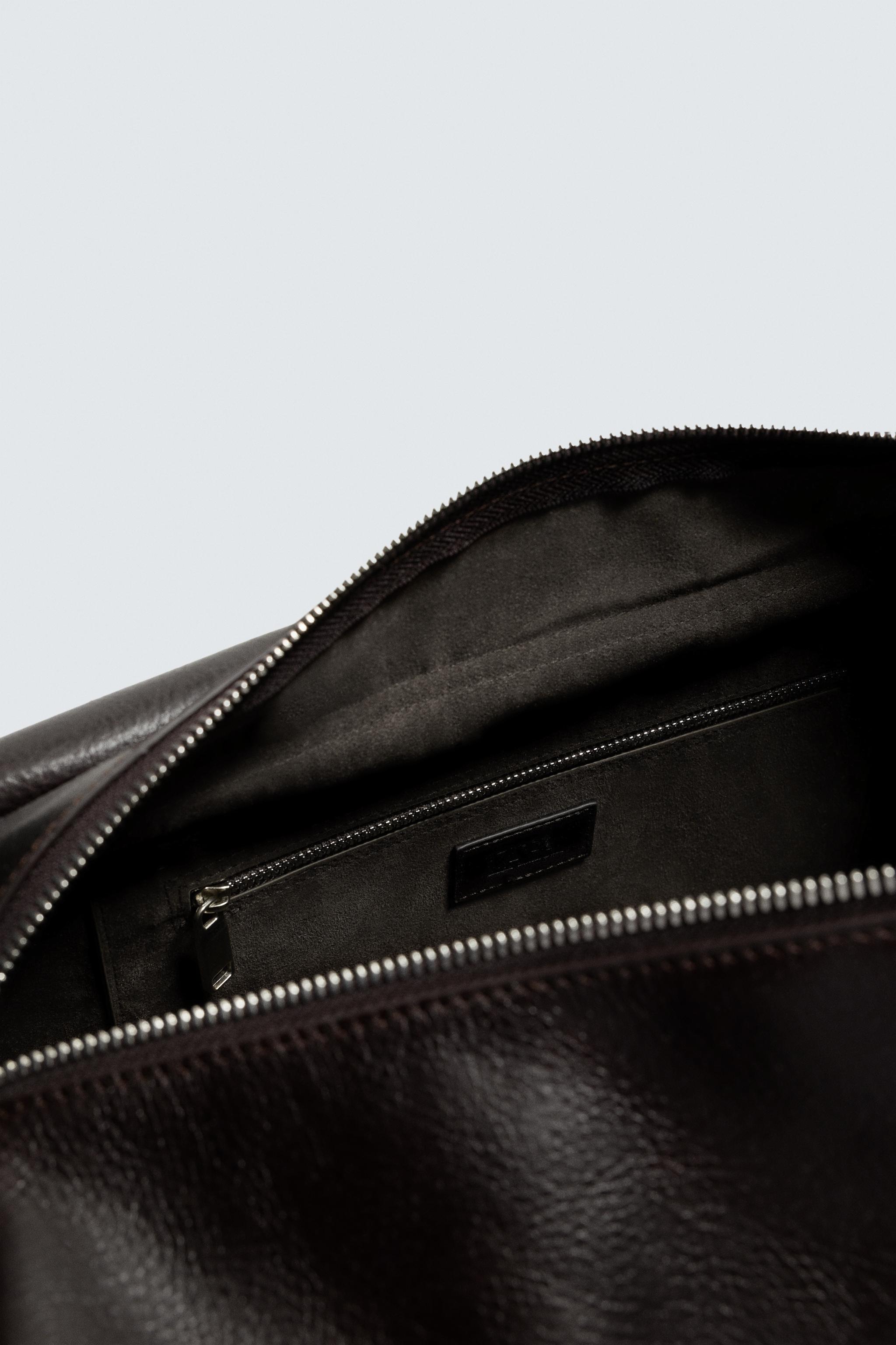 XL LEATHER CROSSBODY BAG